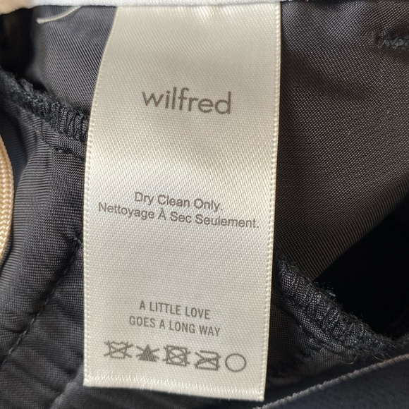 Wilfred Jallade Black/White Stripe Tie Front Pant Size 0 - Picture 12 of 14